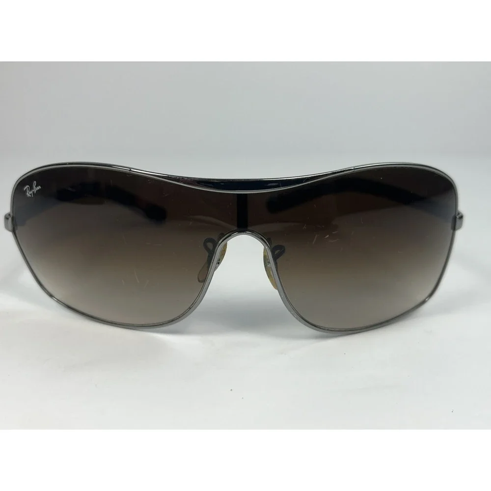 Ray Ban Womens Gradient Brown Sunglasses Tortoise Silver RB 3469L 004/13 3N